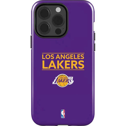 NBA Los Angeles Lakers Standard - Purple iPhone 15 Pro Impact Case